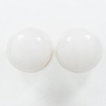 Klaus Michalik, three wall/ceiling lamps, 'Bau', Orno, Finland.