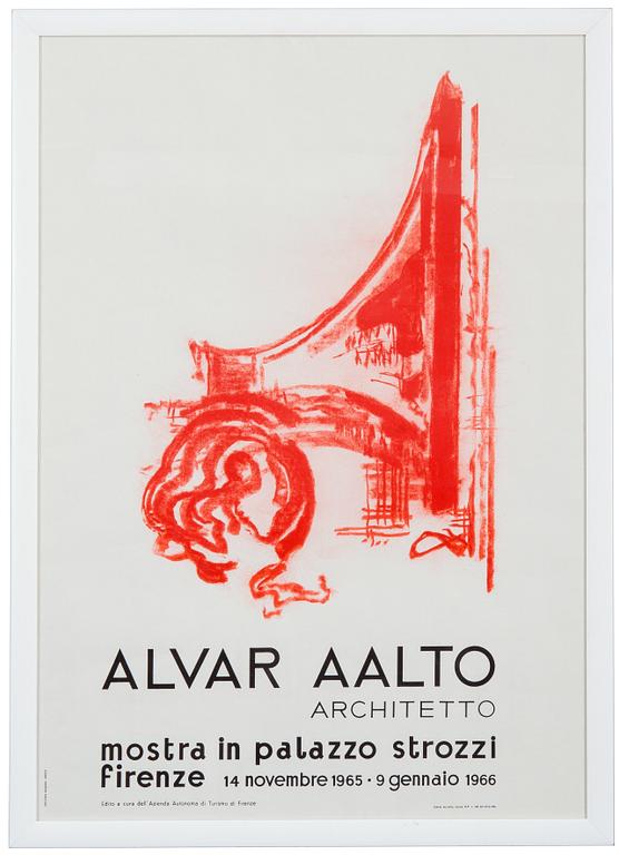 Alvar Aalto, ALVAR AALTO (FINLAND), A POSTER.