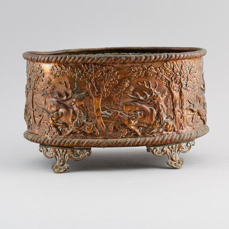 JARDINÄR, mässing, 1800-talets mitt.