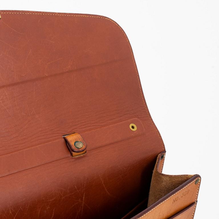 A leather 'Business' briefcase, Böle Tannery, numbered NO. 309 (of 360).