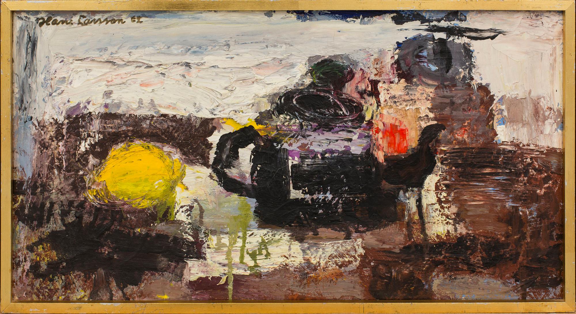 HANS LARSSON, signed painting 62.