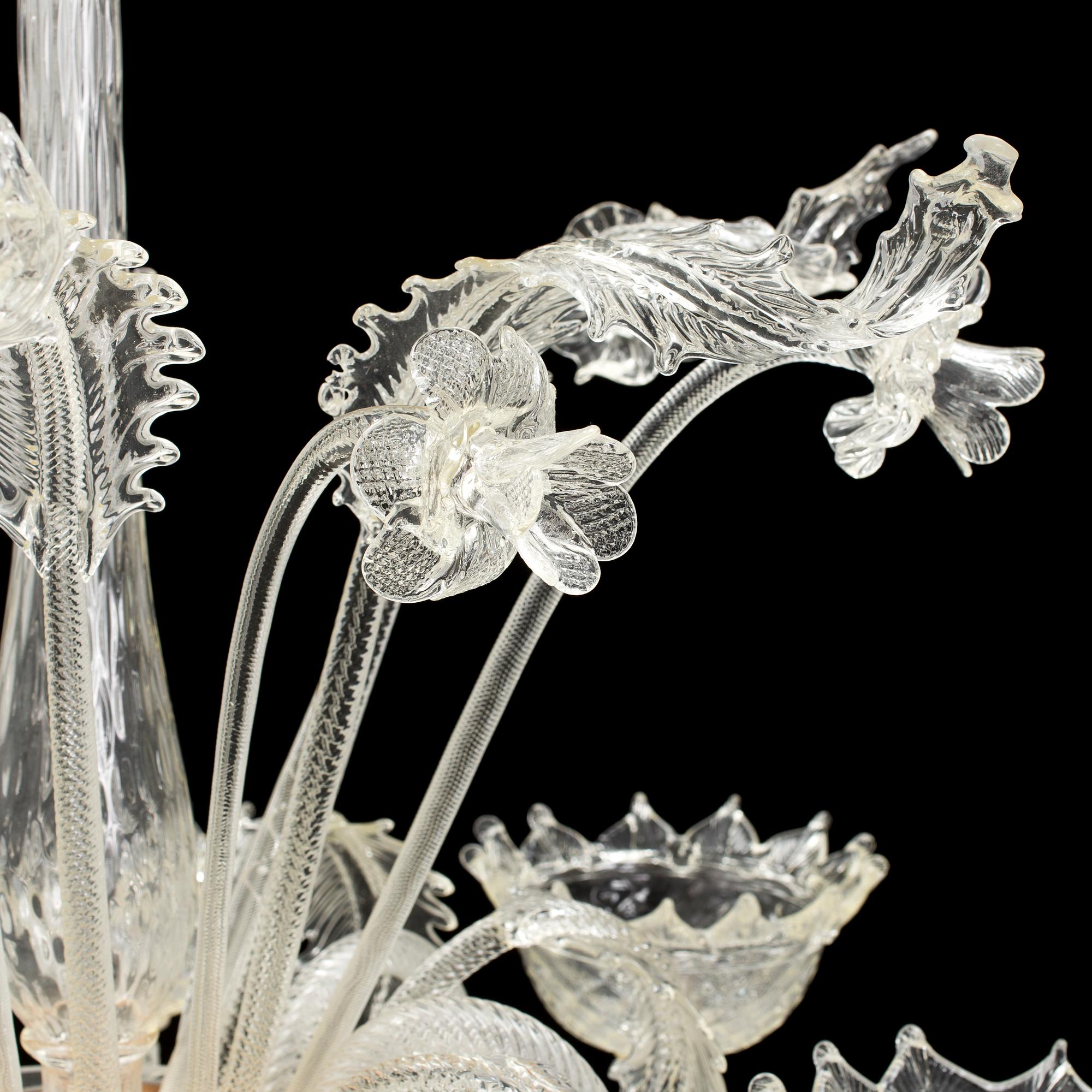 A mid 20th Century Italian, glass chandelier.