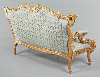 SOFFA, Louis XV-stil, 1900-talets första hälft.