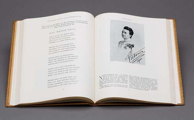 BOKVERK, "Svenska Slott och Herresäten", 4 volymer.