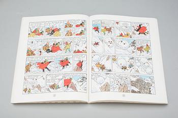 SERIETIDNINGAR, Tintin. 18 st, Bl a "Tintin i Amerika" samt 2 st affischer medföljer. 1970-80-tal.