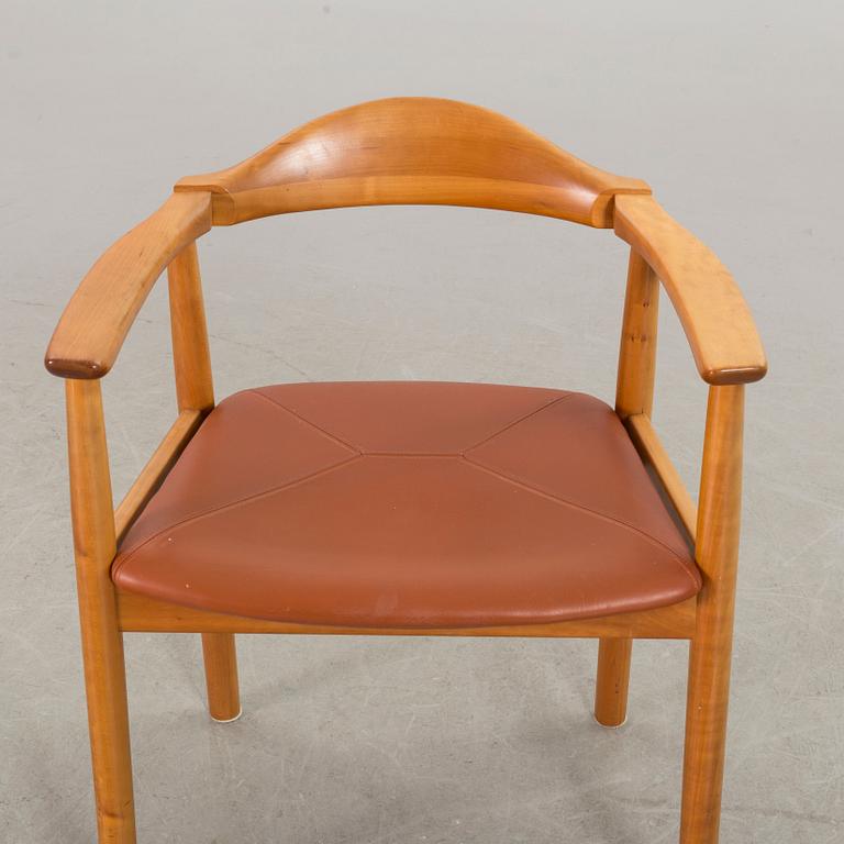 An Andreas Hansen desk and chair for Hadsten träindustri Denmark later part of the 20th century.