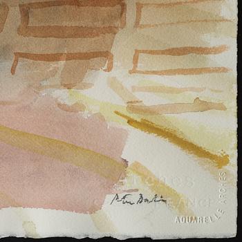 Peter Dahl, akvarell, signerad Peter Dahl.