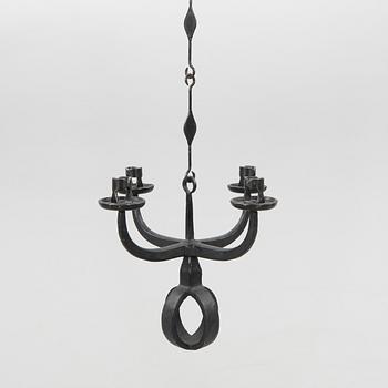 Bertil Vallien, chandelier, Kosta Smide, second half of the 20th century.