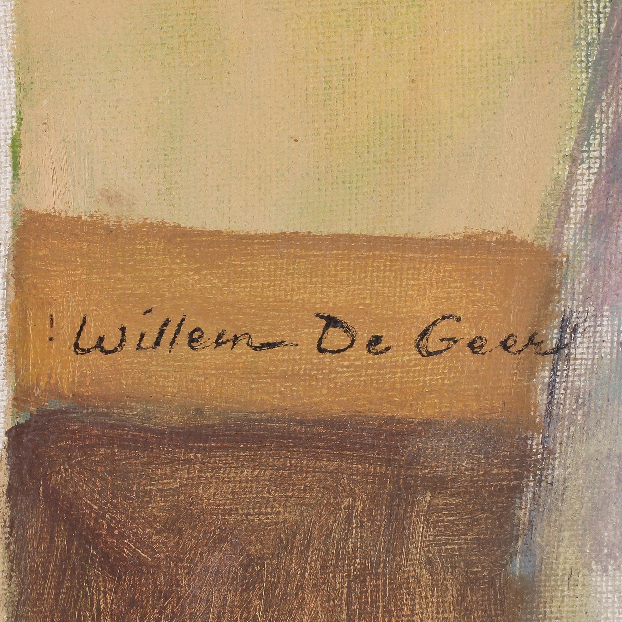 WILLEM DE GEER, olja på duk, signerad.