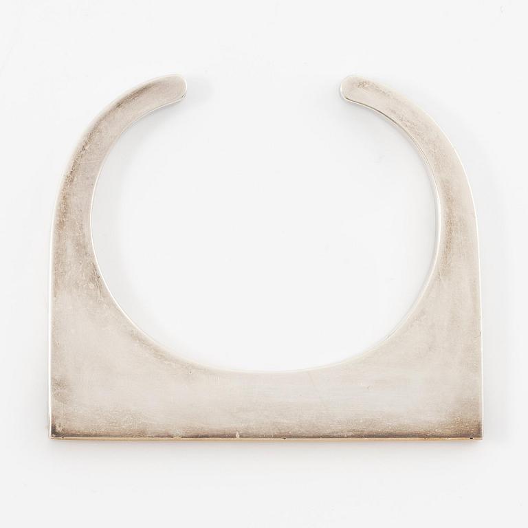 Sigurd Persson, arm ring, silver with gilding, Stockholm 1997.