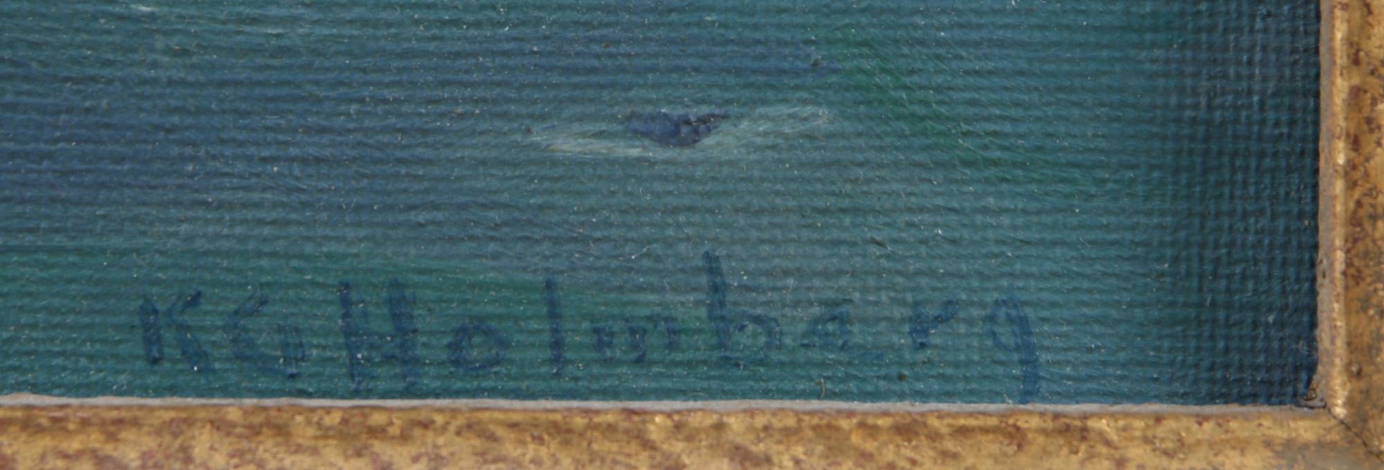 KARL GUSTAV HOLMBERG, olja på duk, sign.