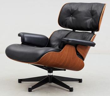 FÅTÖLJ, "Lounge Chair" Charles & Ray Eames, Herman Miller, 1900-talets andra hälft.