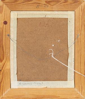 Sven Lidberg, olja på pannå med konstnärsram, signerad.