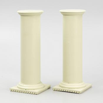 Columns, a pair, circa 1900.