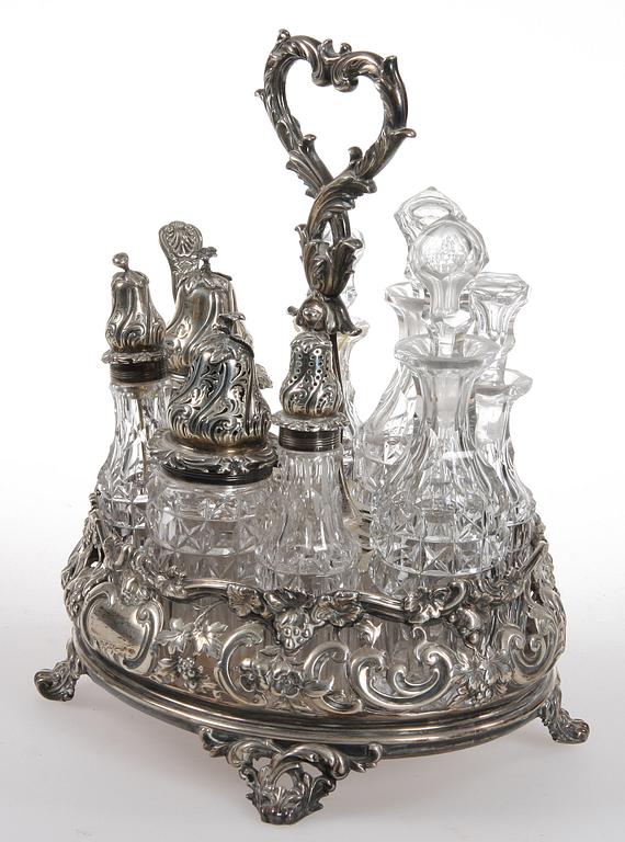 BORDSSURTOUT, silver, England, 1800-tal.