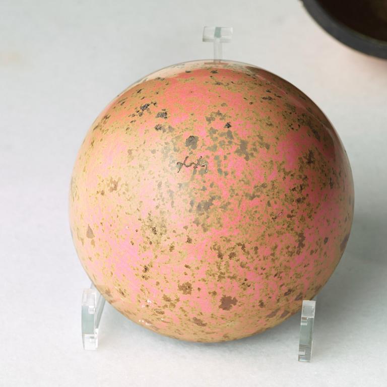 Hans Hedberg, a faience sculpture of an egg, Biot, France.