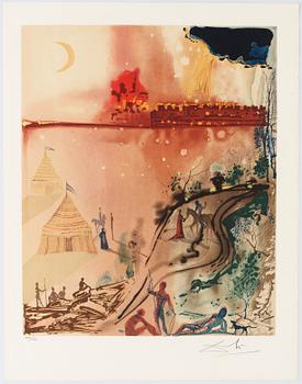 100. Salvador Dalí, "The Siege of Jerusalem" ur "Three Plays by the Marquis de Sade".