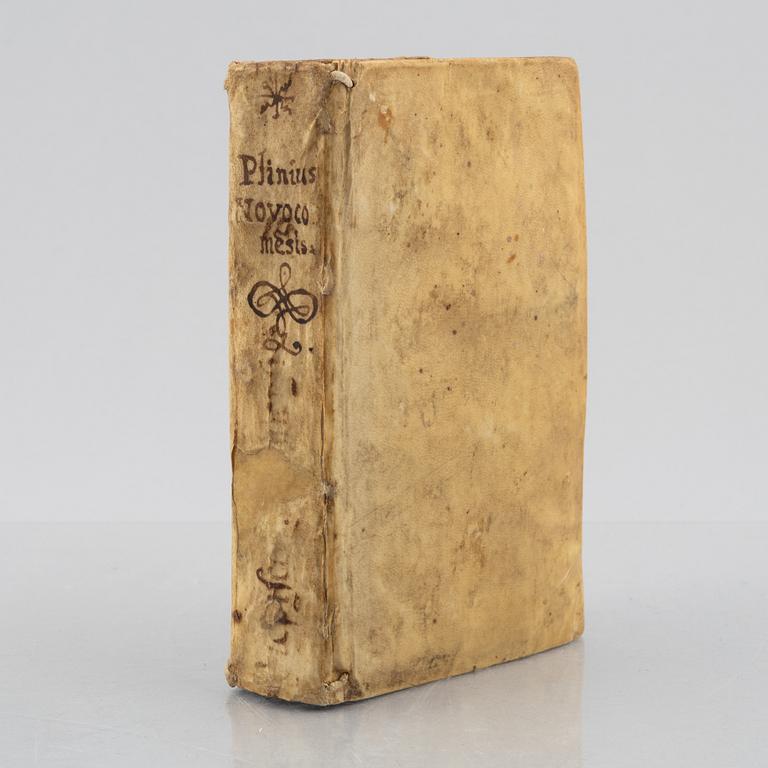 Editio princeps of all Pliny's ten books of letters, Aldus Manutius 1508.