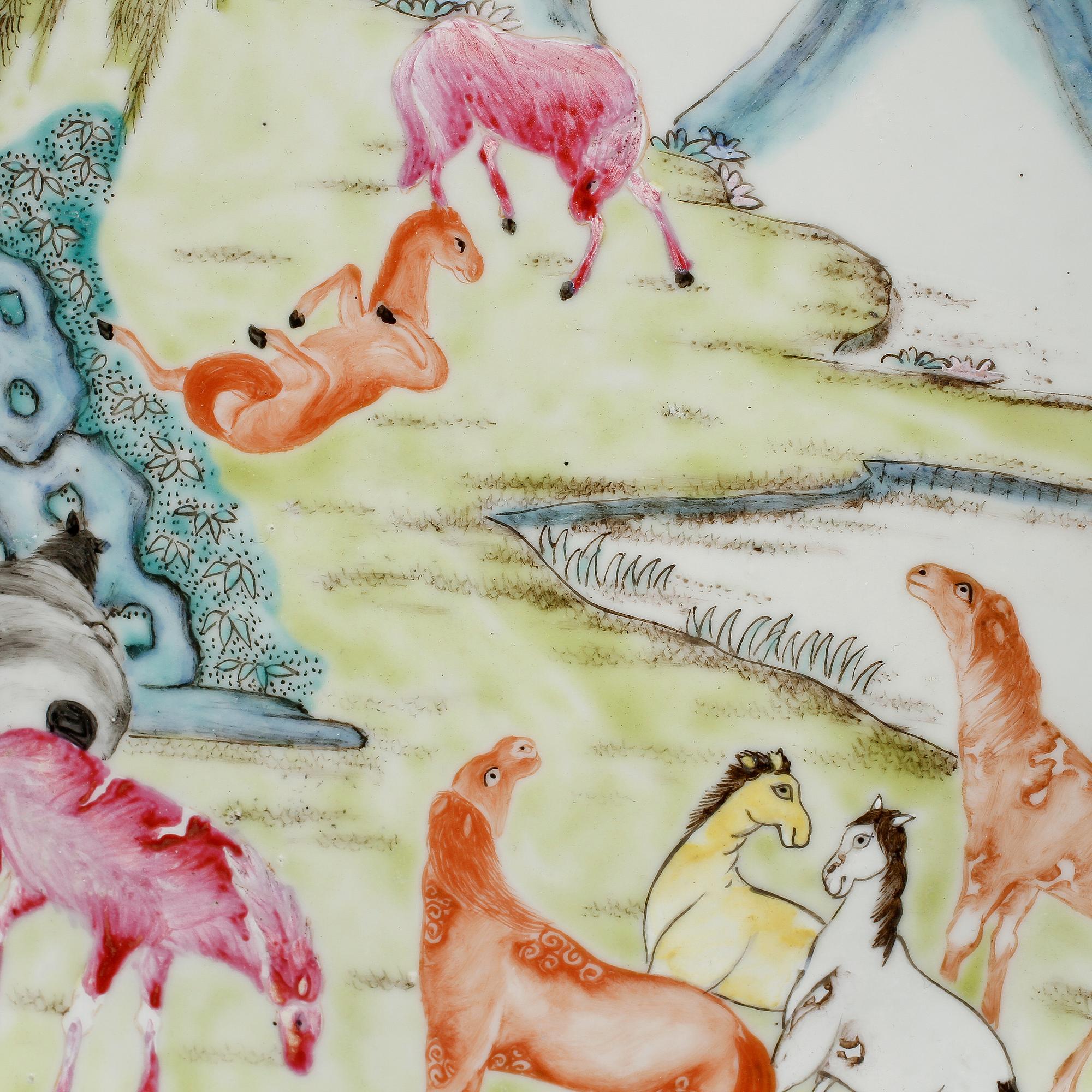 SKÅLFAT, ett par, porslin Kina, 1900-tal.