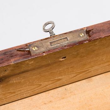 A Russian latter half of the 19th century chest of drawers in mahogany.