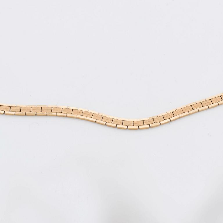 COLLIER, 18K guld, 26,9 g.