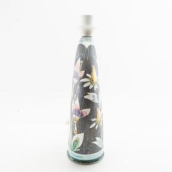 Table lamp Tilgmans mid-20th century glazed stoneware.