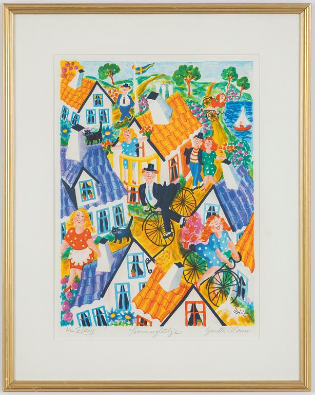 Gunilla Mann, "Sommarglädje".