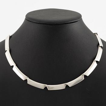 Bent Knudsen, a sterling silver necklace, Hans Hansen, Georg Jensen, Denmark.