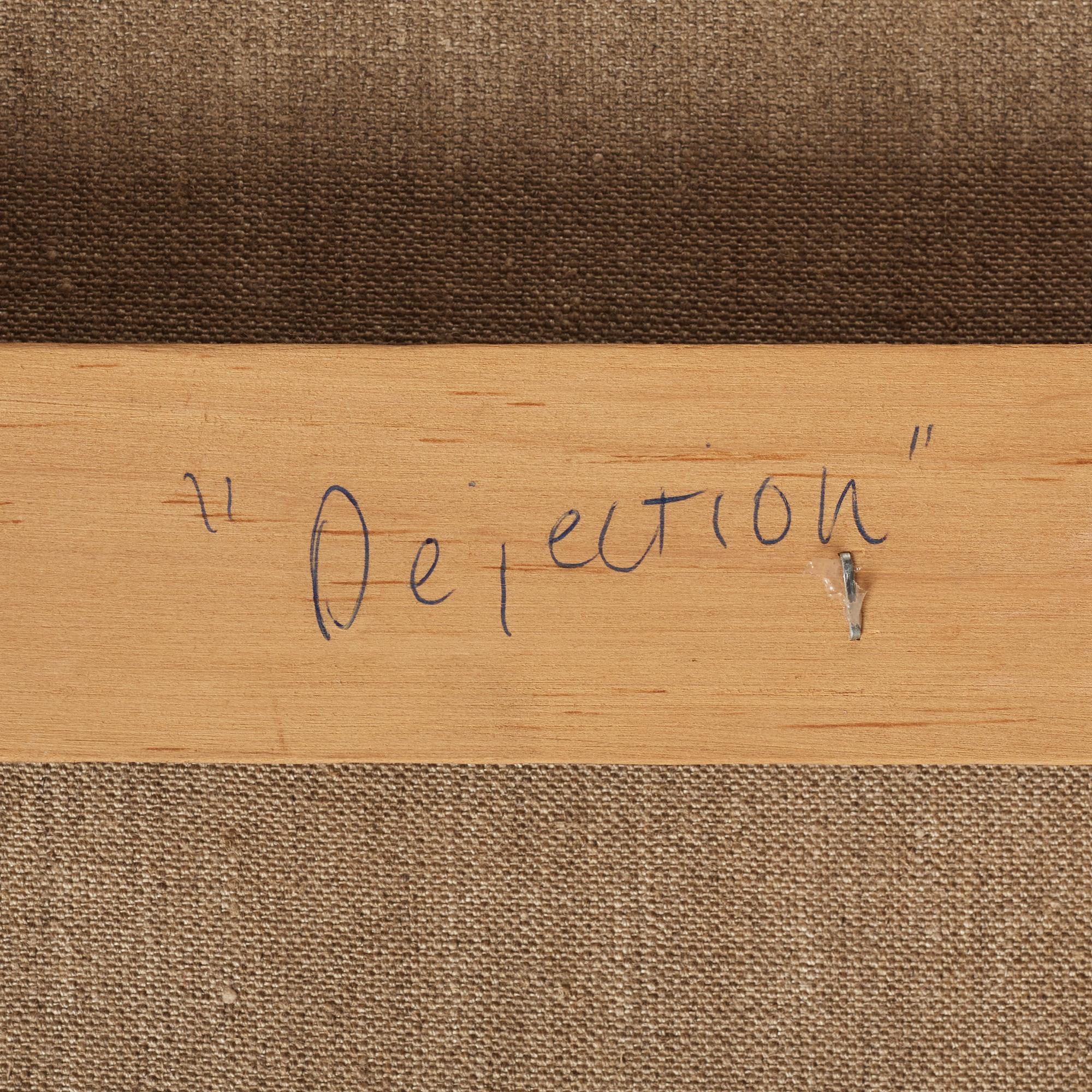 Carl Ostendarp, spray paint and flashe on canvas, signed and dated 1991 verso.