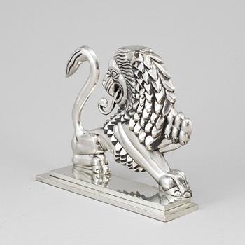 ANNA PETRUS, a pewter bookend for Svenskt Tenn, Stockholm, 2015.