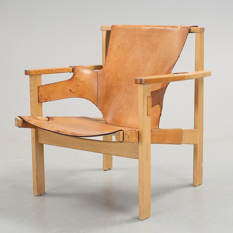 FÅTÖLJ, "Trienna", Carl Axel Acking, 1900-talets mitt.