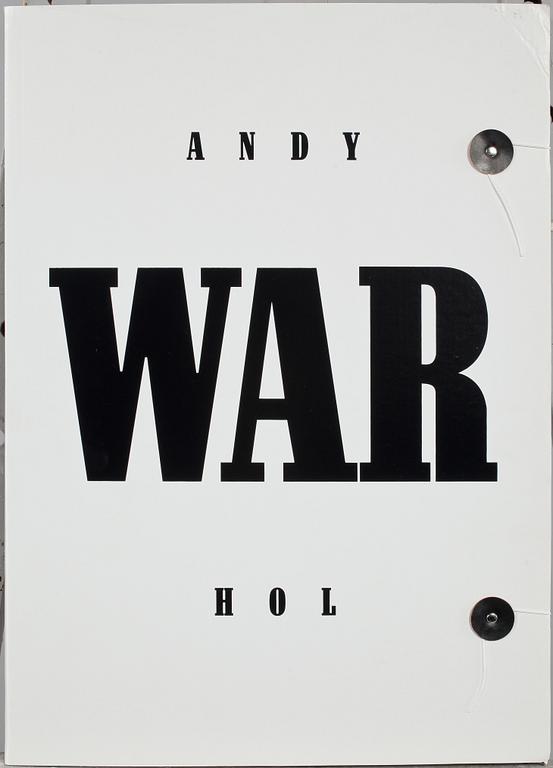 ANDY WARHOL, katalog, "liquid pop", 1999, för Wetterling Gallery och Art Now Gallery.
