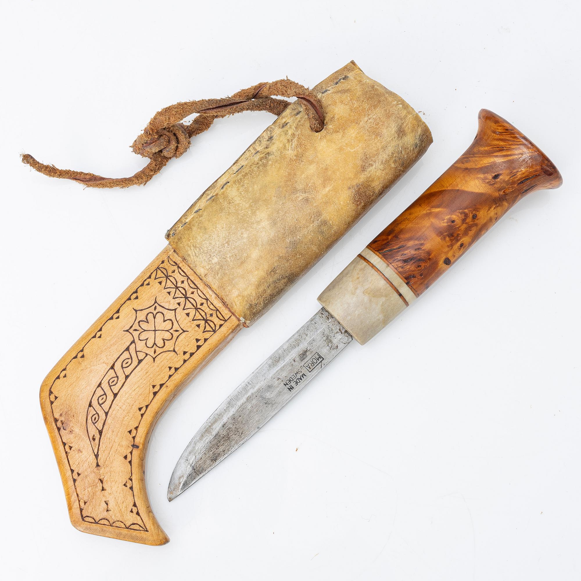 Knife. signed TS, possibly Tore Sunna,