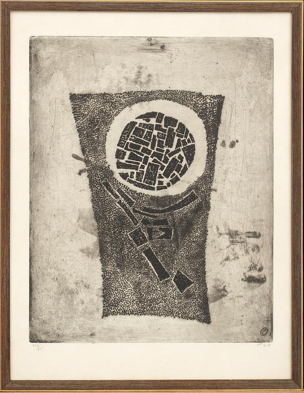 ARTHUR LUIZ PIZA, etsning, numrerad 114/125, signerad.