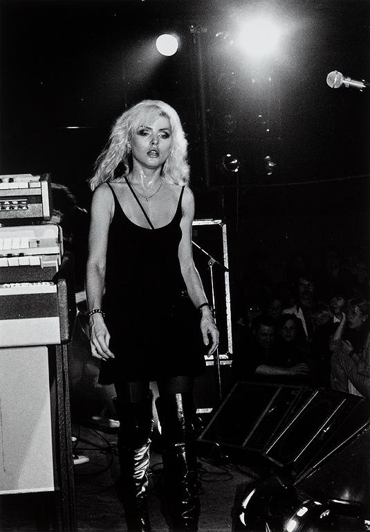 CHRISTIAN CAVALLIN, photograph of "Debbie Harry/Blondie" signed and numbered 2/3.