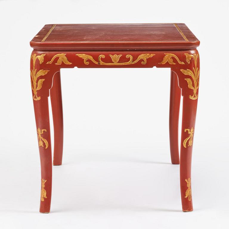 Carl Malmsten, a Swedish Grace table, cabinetmaker Albin Johansson, Stockholm, for Villa Kvikkjokk, 1927.