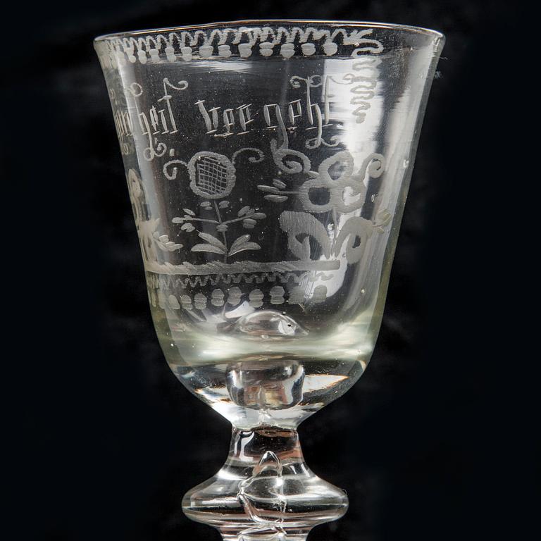 GLAS, Tyskland, 1700-tal.