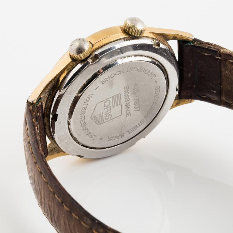 Oris, Wrist Alarm, wristwatch, 34 mm.