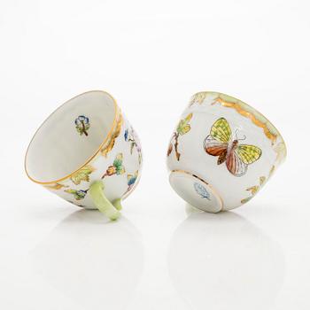 Herend, demitasse kaffeservis, 7 delar,  "Queen Victoria VBO", Ungern.