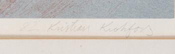 Kristian Krokfors, silkscreen, signed and dated -82, numbered 18/110.