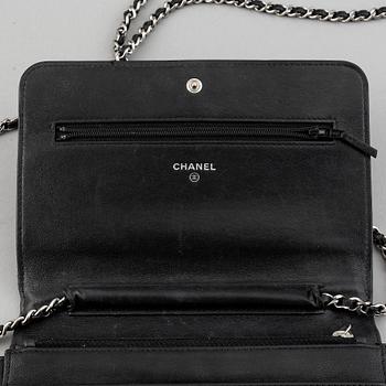 Chanel, a black leather 'Mademoiselle' handbag, 2016-2017.