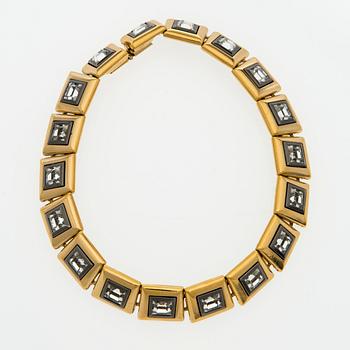 NECKLACE, costume jewelry, Yves Saint Laurent.