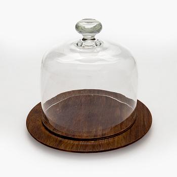 Aino Aalto, wooden base for a cheese dome, for Artek, mid-20th century.