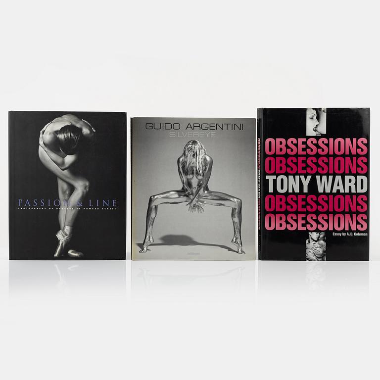 Guido Argentini, Tony Ward, Howard Schatz, three photobooks.
