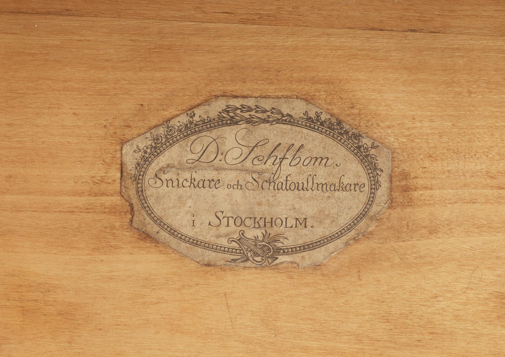 A Swedish Empire writing desk by D. Sehfbom.