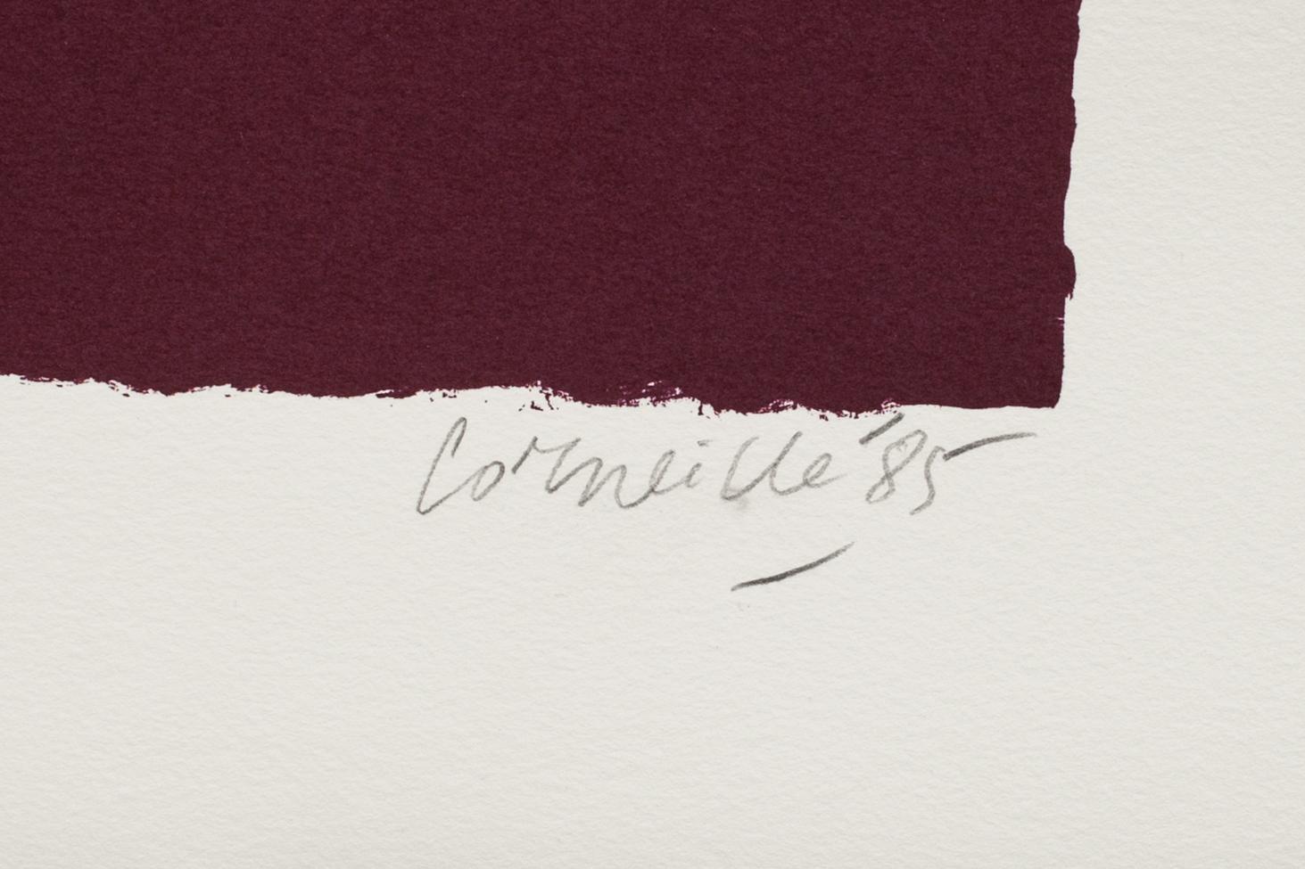 BEVERLOO CORNEILLE, färgserigrafi, signerad, numrerad XVII/L och daterad- 85.