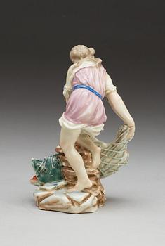 A Ludwigsburg figure after J.C.W Beyer, 1760-65.