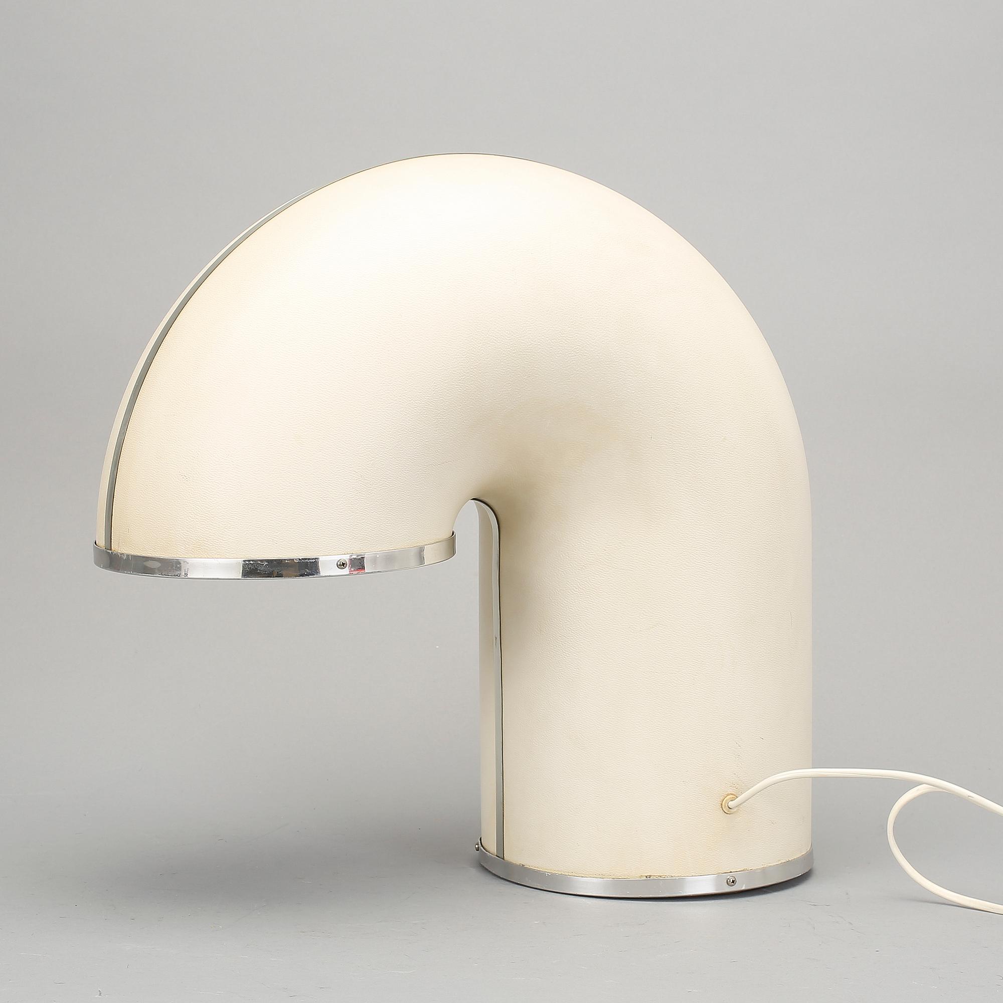 BORDSLAMPA, 1900-talets andra hälft.