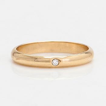 Cartier, ring, "1895", 18K guld med en diamant ca 0.01 ct.