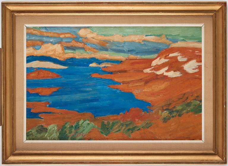 Helmer Osslund, "Vårafton Torne Träsk".